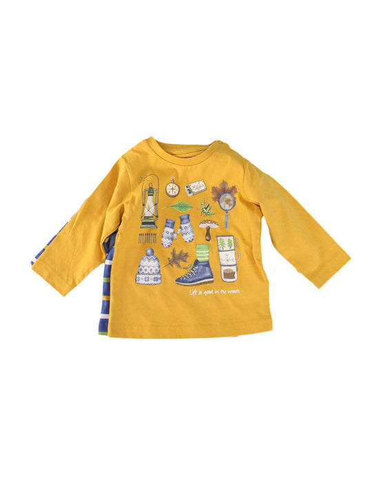 A Blue Long Sleeve Tops from Mayoral in size 3-6M for boy. (Front View)