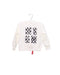 A White Crewneck Sweatshirts from MSGM in size 6-12M for girl. (Front View)