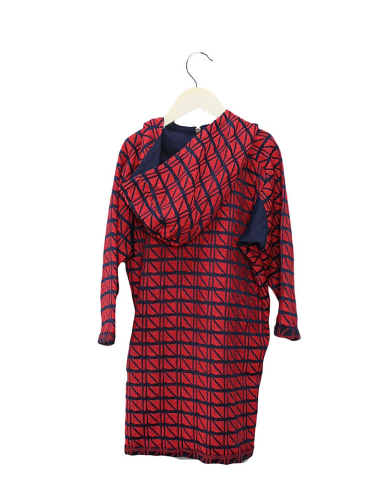 A Red Coats from I Pinco Pallino in size 8Y for girl. (Back View)