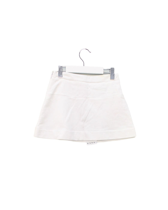 A White Short Skirts from Marni in size 4T for girl. (Back View)