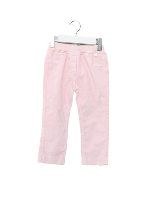 A Pink Casual Pants from Il Gufo in size 2T for girl. (Front View)