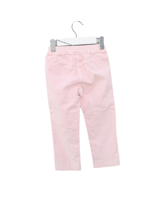 A Pink Casual Pants from Il Gufo in size 2T for girl. (Back View)