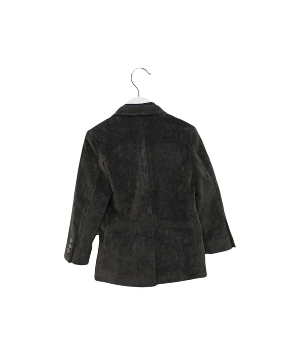 A Black Blazers from Appaman in size 4T for boy. (Back View)