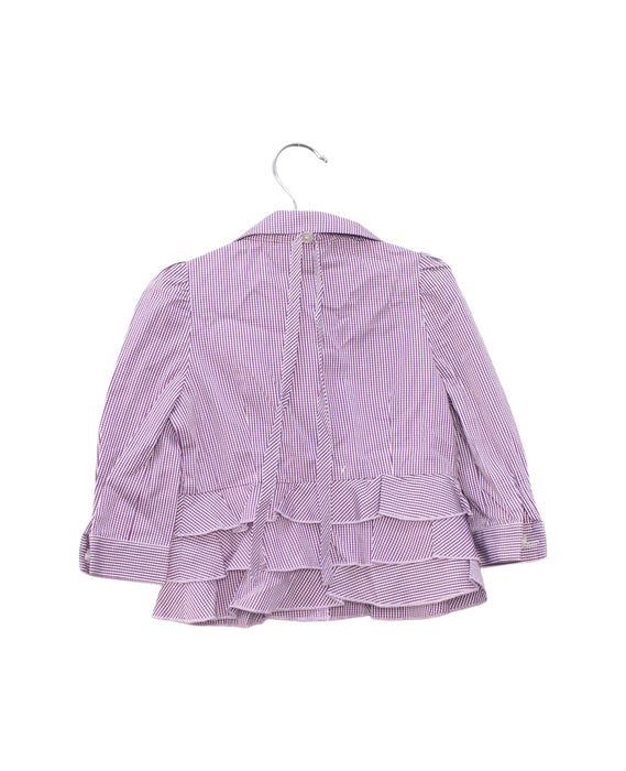 A Purple Shirts from Nicholas & Bears in size 6-12M for girl. (Back View)