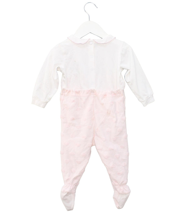 A Pink Onesies from Chicco in size 6-12M for girl. (Back View)