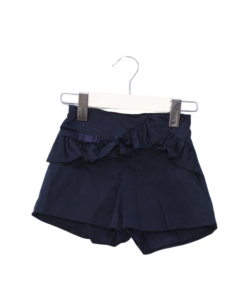 A Navy Shorts from Nicholas & Bears in size 2T for girl. (Front View)