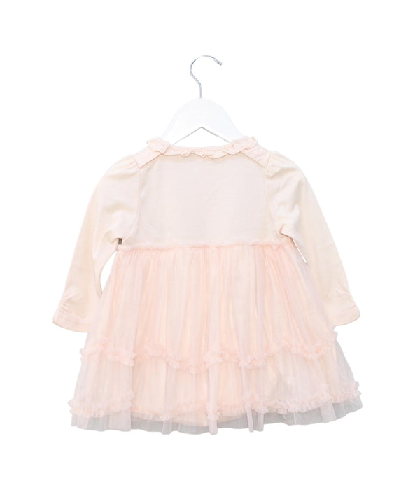 A Pink Long Sleeve Bodysuits from Tocca in size 12-18M for girl. (Back View)