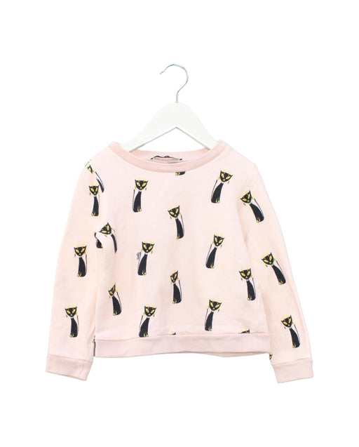 A Pink Sweatshirts from Vivetta in size 6T for girl. (Front View)