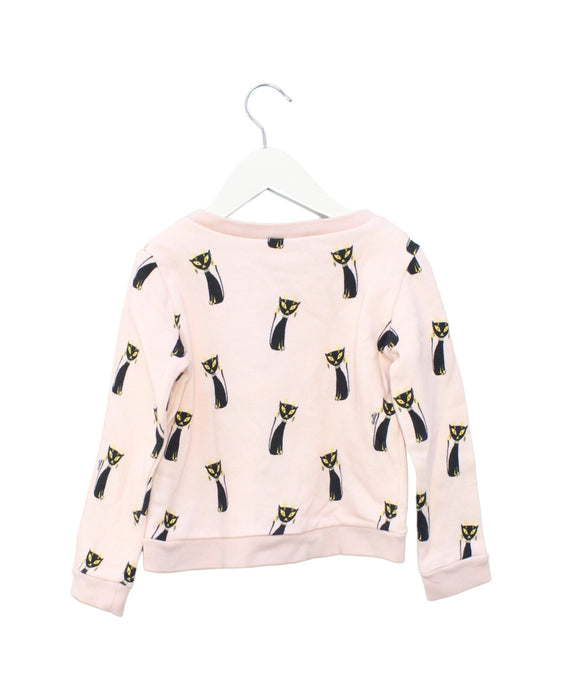 A Pink Sweatshirts from Vivetta in size 6T for girl. (Back View)