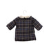 A Brown Coats from Siseo Olive in size 0-3M for girl. (Back View)