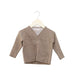 A Grey Cardigans from Les Enfantines in size 6-12M for neutral. (Front View)