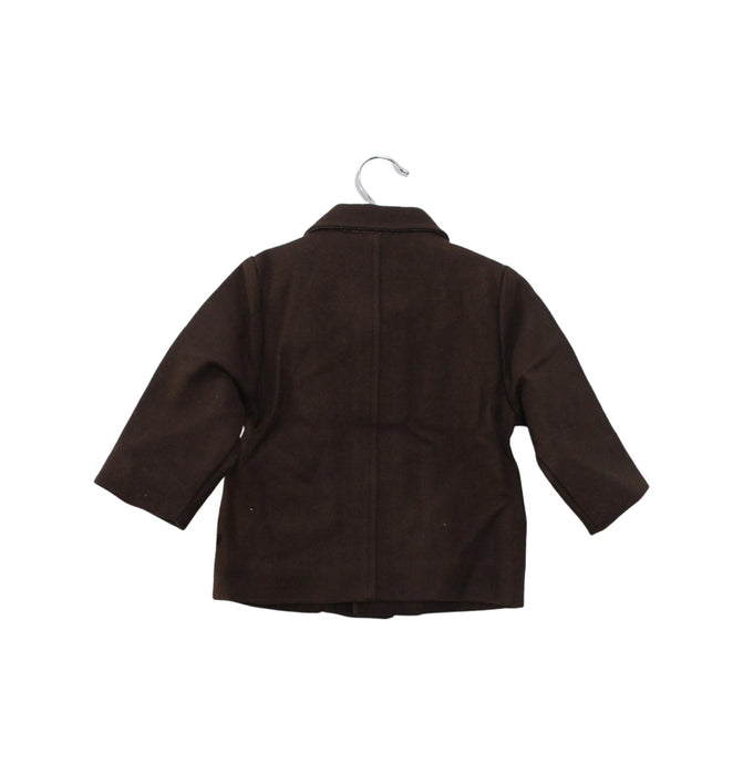 A Brown Blazers from Les Enfantines in size 18-24M for neutral. (Back View)