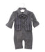 A Grey Long Sleeve Jumpsuits from Nicholas & Bears in size 0-3M for boy. (Front View)