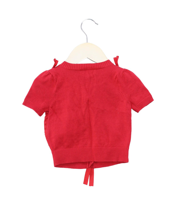 A Red Short Sleeve Tops from Nicholas & Bears in size 12-18M for girl. (Back View)