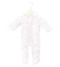 A White Onesies from Bout'Chou in size 0-3M for girl. (Front View)