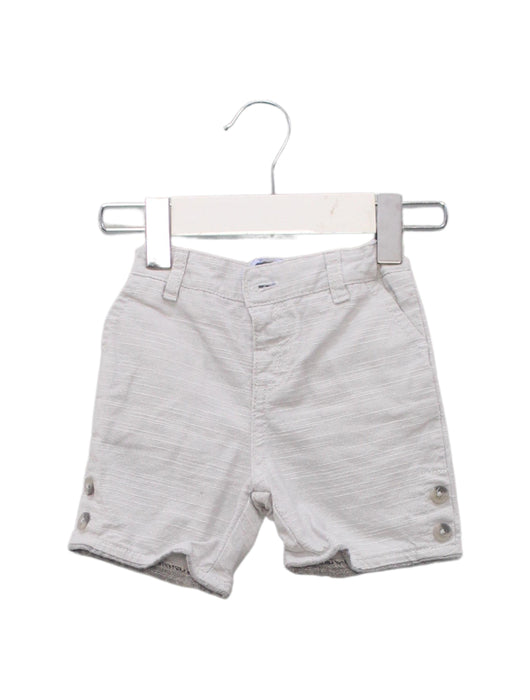 A Grey Shorts from Gingersnaps in size 3-6M for girl. (Front View)