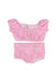 A Pink Bikinis from Janie & Jack in size 12-18M for girl. (Front View)
