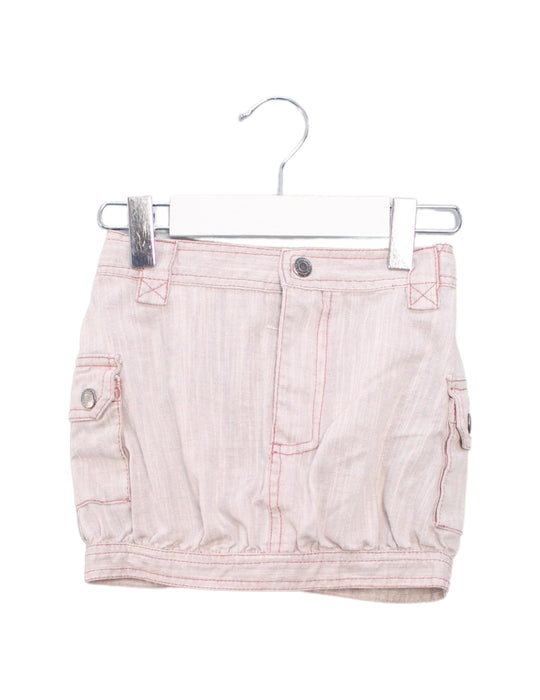 A Pink Short Skirts from Le Petit Pois in size 3T for girl. (Front View)