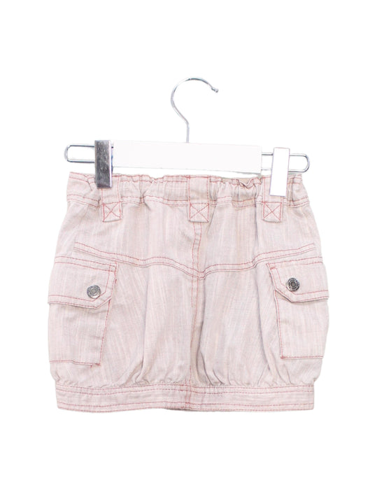 A Pink Short Skirts from Le Petit Pois in size 3T for girl. (Back View)