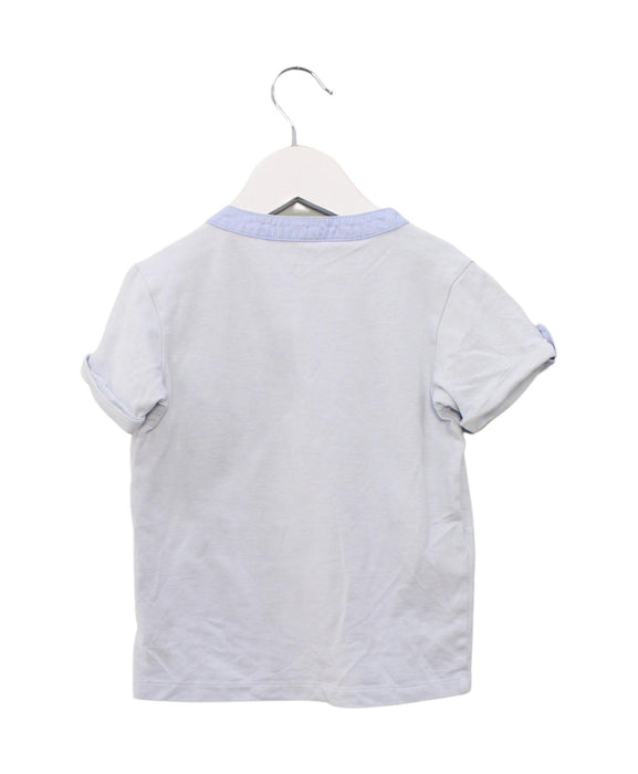A Blue Short Sleeve Tops from Chickeeduck in size 2T for boy. (Back View)