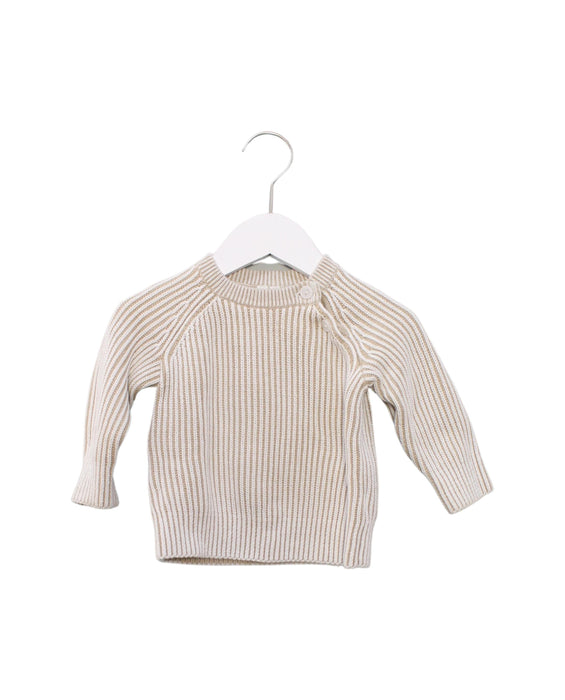 A Beige Knit Sweaters from Arket in size 3-6M for girl. (Front View)