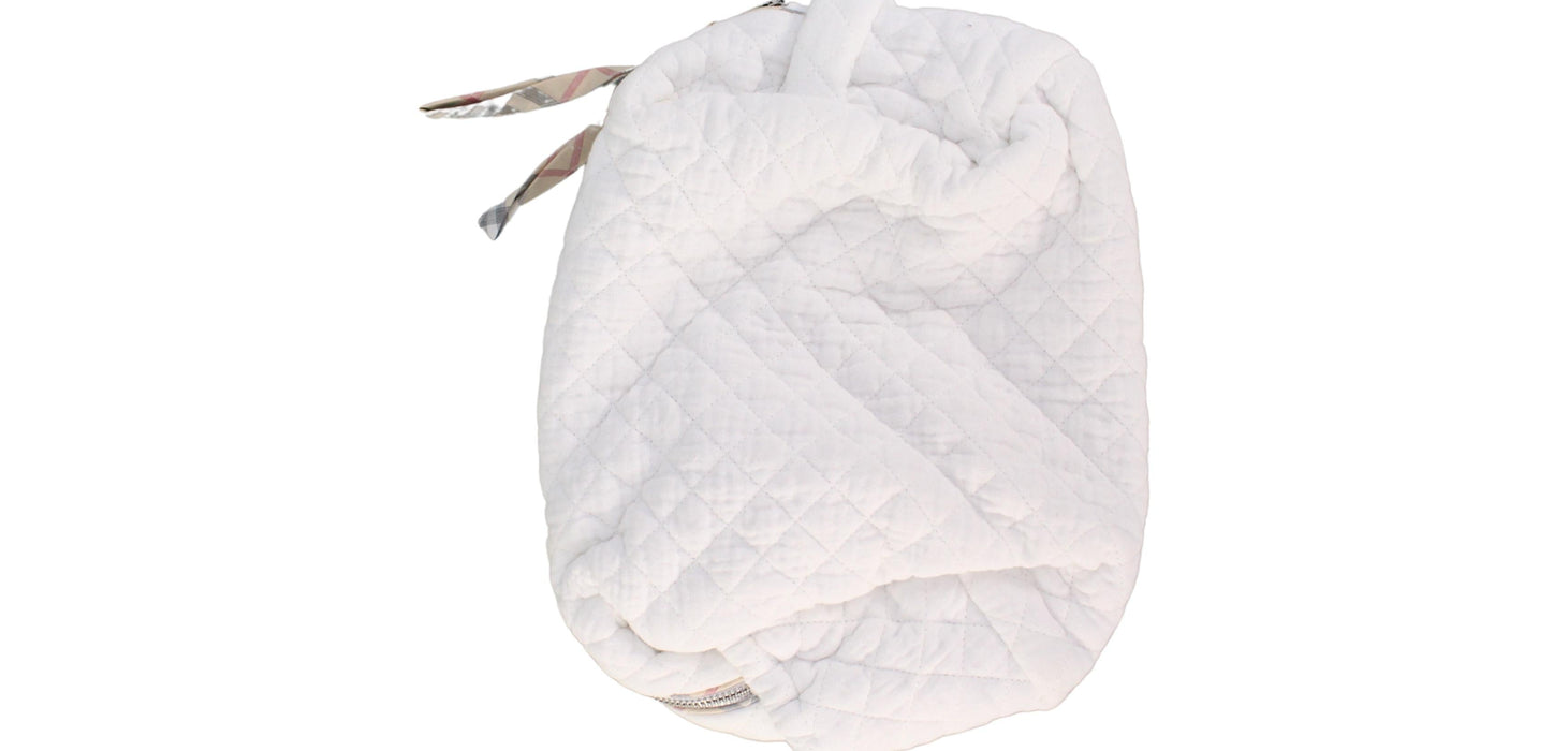A White Bags from Burberry in size O/S for girl. (Front View)