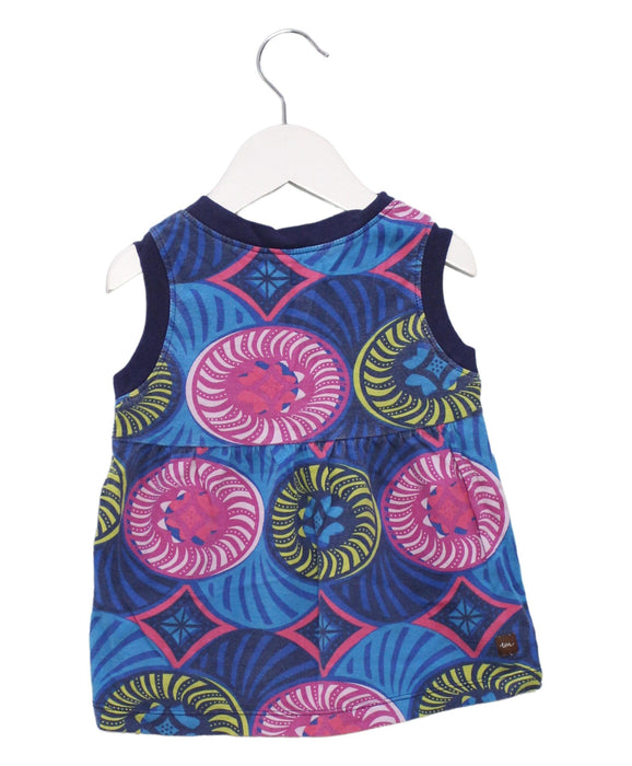 A Multicolour Sleeveless Tops from Tea in size 2T for girl. (Back View)