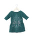 A Green Short Sleeve Dresses from Tea in size 2T for girl. (Front View)