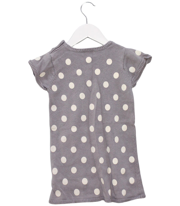 A Grey Sweater Dresses from Vertbaudet in size 3T for girl. (Back View)