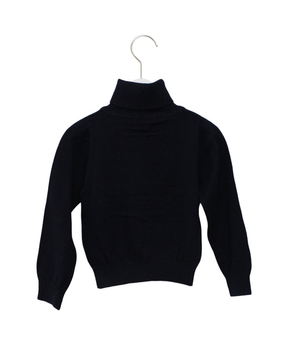 A Navy Knit Sweaters from Jacadi in size 4T for boy. (Back View)