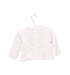 A White Cardigans from Jacadi in size 3-6M for girl. (Back View)