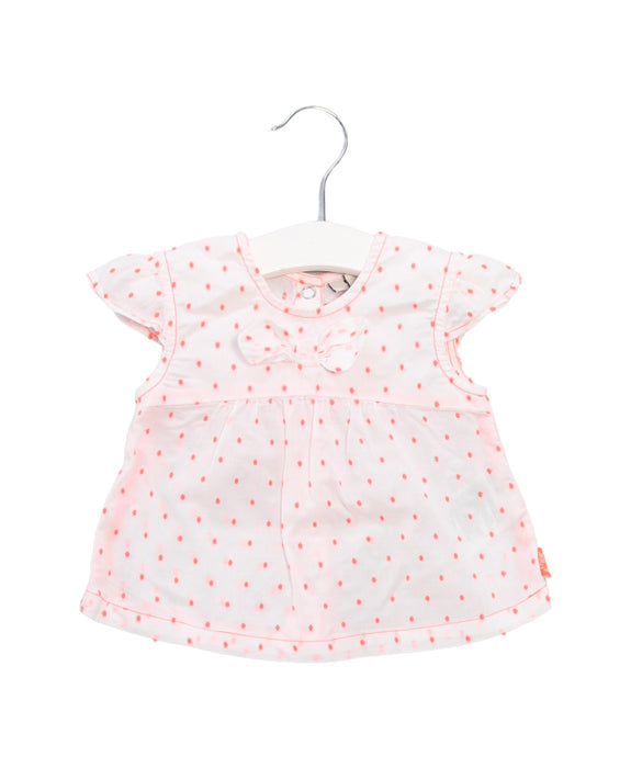 A Pink Short Sleeve Tops from Mexx in size 6-12M for girl. (Front View)