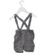 A Grey Overall Shorts from Tartine et Chocolat in size 6-12M for boy. (Back View)