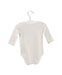 A Ivory Long Sleeve Bodysuits from Oeuf in size 3-6M for neutral. (Back View)