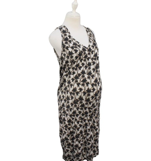 A Beige Sleeveless Dresses from Fragile in size S for maternity. (Front View)