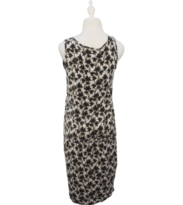 A Beige Sleeveless Dresses from Fragile in size S for maternity. (Back View)