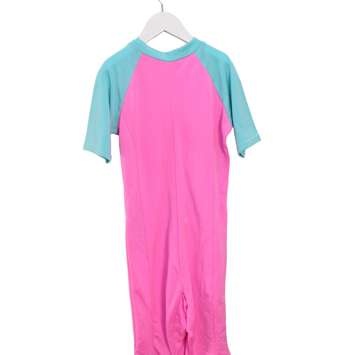 A Pink Swimsuits from TYR in size 12Y for girl. (Back View)