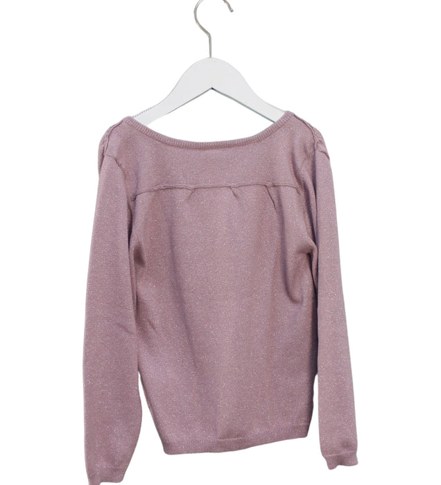 A Pink Cardigans from Juliet & the Band in size 6T for girl. (Back View)