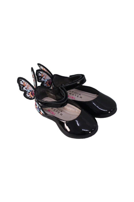 A Black Flats from Sophia Webster in size 12-18M for girl. (Front View)