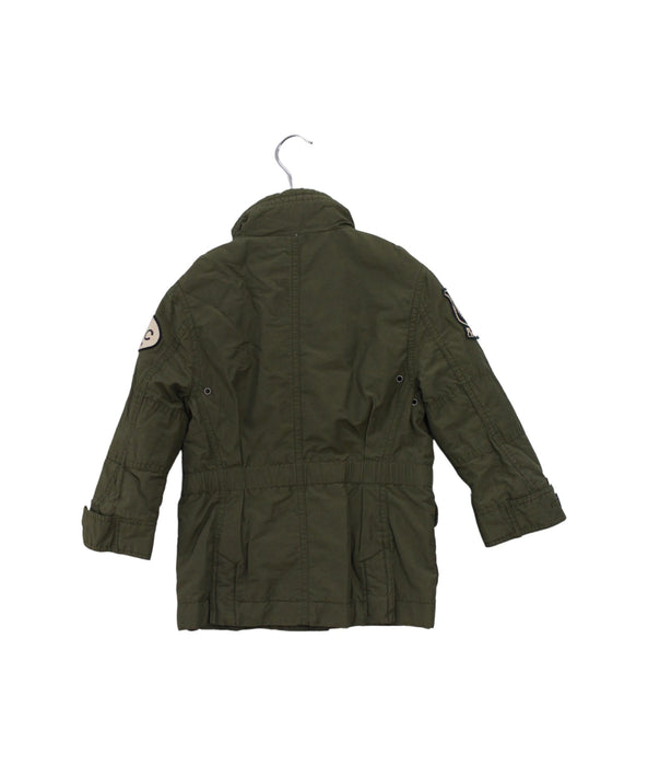 A Green Puffer/Quilted Jackets from Polo Ralph Lauren in size 3T for girl. (Back View)