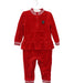 A Red Long Sleeve Jumpsuits from Ferrari in size 6-12M for girl. (Front View)