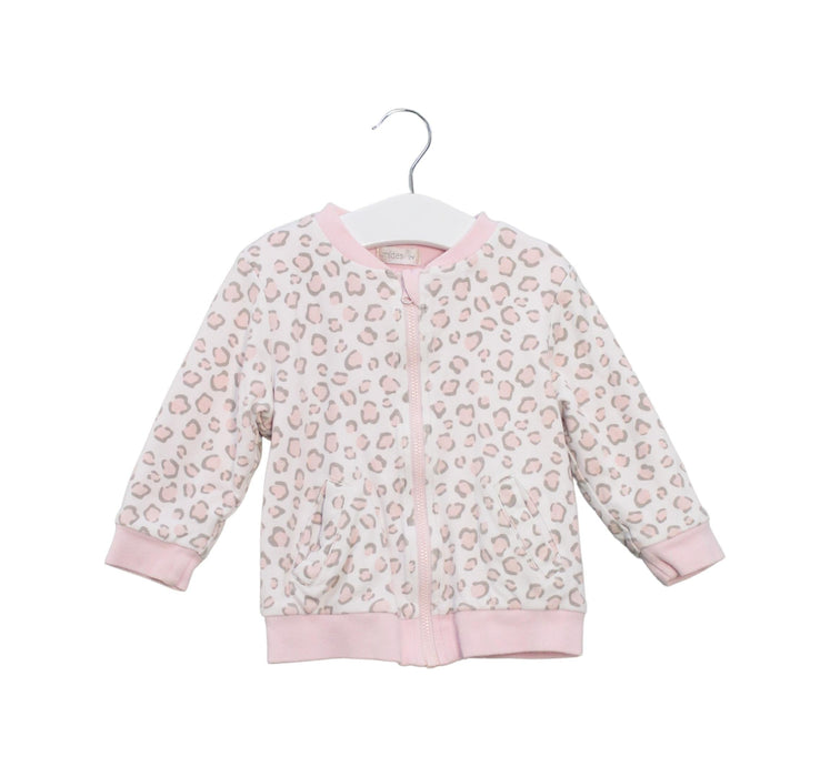 A White Lightweight Jackets from Mides in size 2T for girl. (Front View)