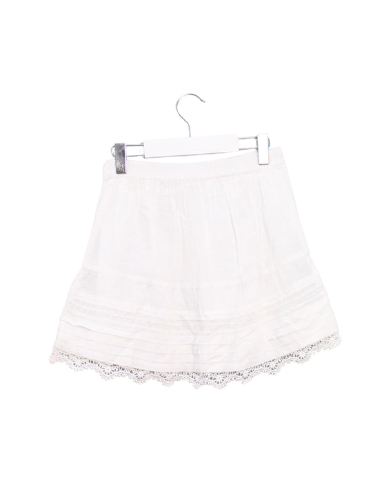 A White Short Skirts from Zadig & Voltaire in size 10Y for girl. (Back View)