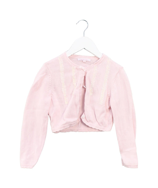 A Pink Cardigans from Nicholas & Bears in size 6T for girl. (Front View)