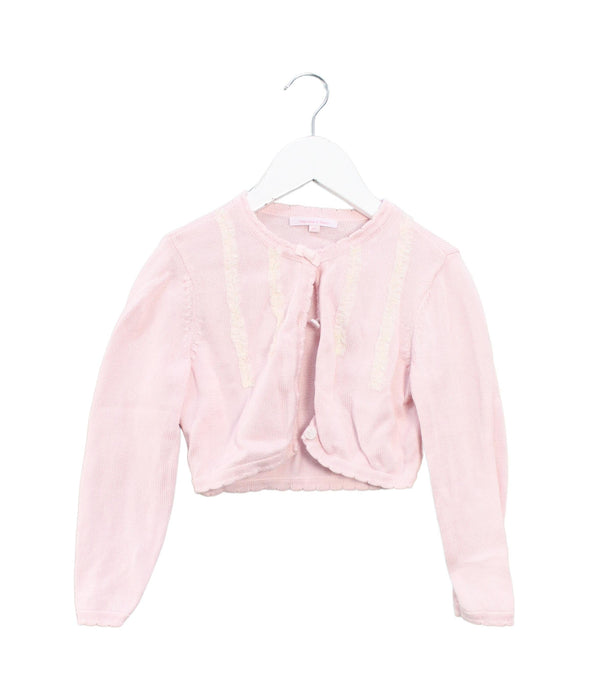 A Pink Cardigans from Nicholas & Bears in size 6T for girl. (Front View)