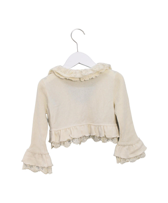 A Ivory Cardigans from Nicholas & Bears in size 6T for girl. (Back View)