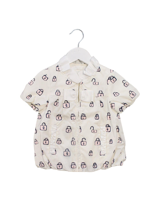 A White Lightweight Jackets from Nicholas & Bears in size 2T for girl. (Front View)