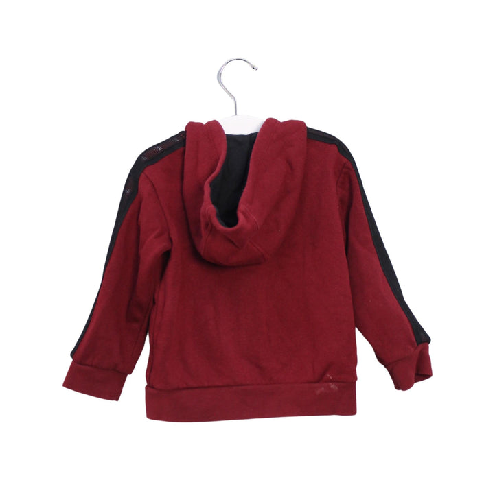 A Burgundy Lightweight Jackets from Adidas in size 6-12M for boy. (Back View)