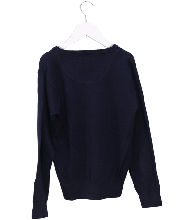 A Navy Knit Sweaters from Jacadi in size 8Y for boy. (Back View)
