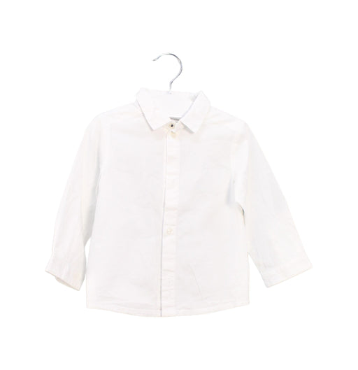 A White Shirts from Jacadi in size 6-12M for girl. (Front View)